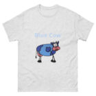 Blue Cow Grey T-Shirt