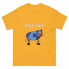 Blue Cow Orange T-Shirt
