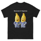 Bananas in Pyjamas Black T-Shirt