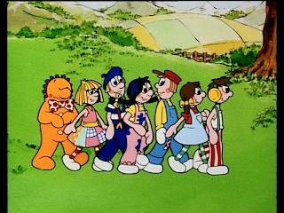 The Raggy Dolls in a Field