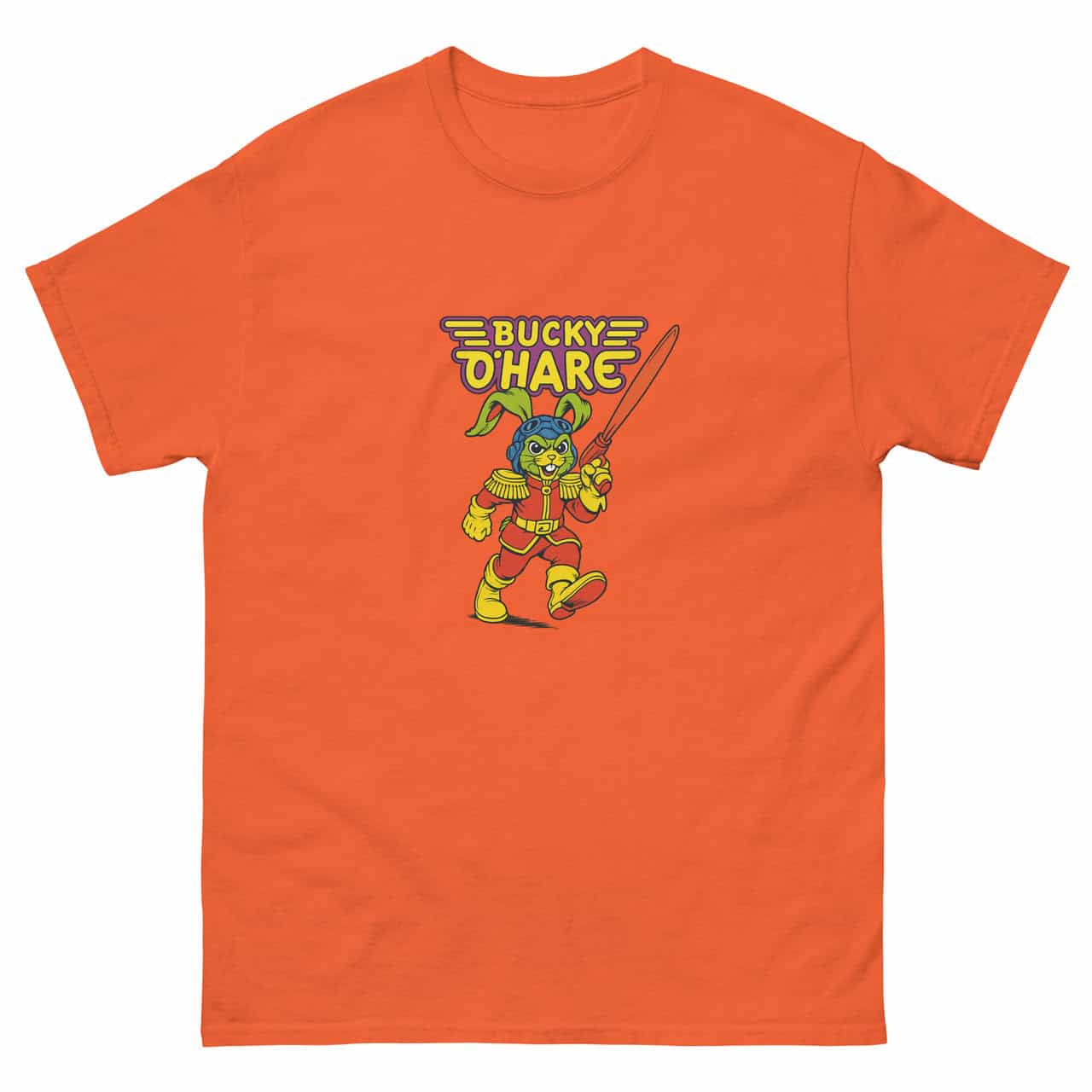 bucky o'hare orange t-shirt