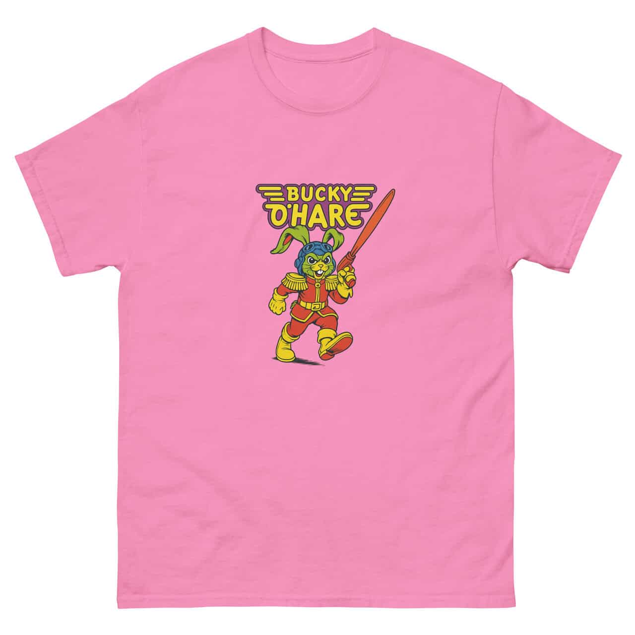 bucky o'hare pink t-shirt