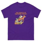 animals of farthing wood tv series purple t-shirt