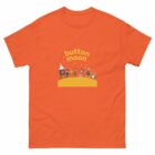 button moon orange t-shirt