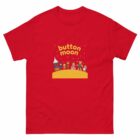 button moon red t-shirt